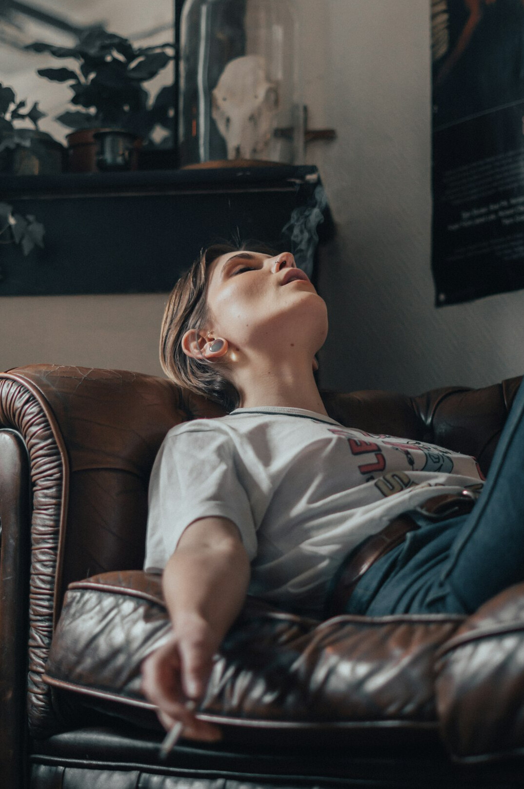 person relaxing after medical appointment