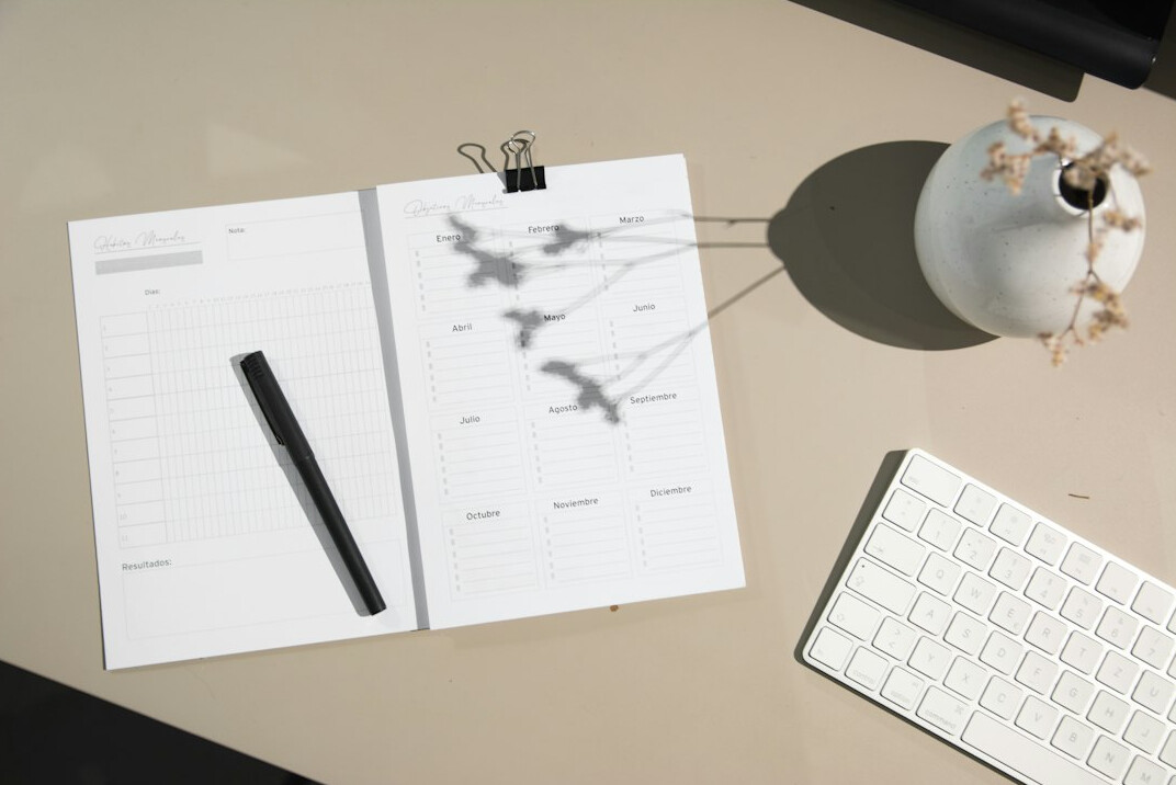 health documents on desk