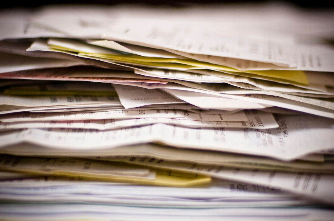 organized medical receipts